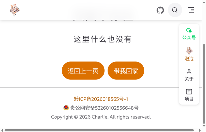 修复后：404 主题按钮正常